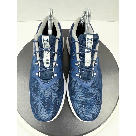 Under Armour Charged Breathe SL Women’s Size 7 Spikeless Shoes Navy 3024039-400 - Picture 3 of 11
